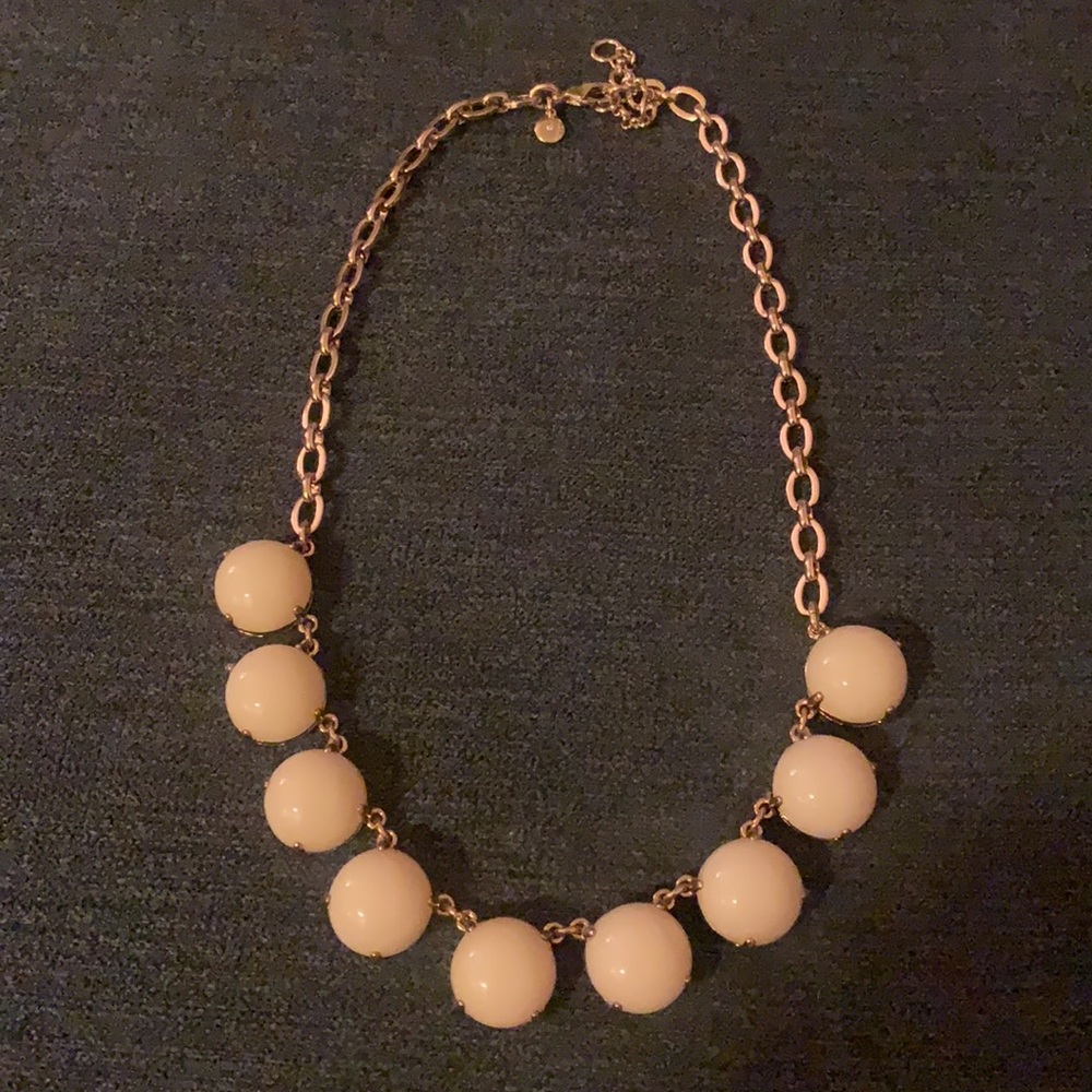 Jcrew Pink Bubble Statement Necklace - Adjustable - image 2